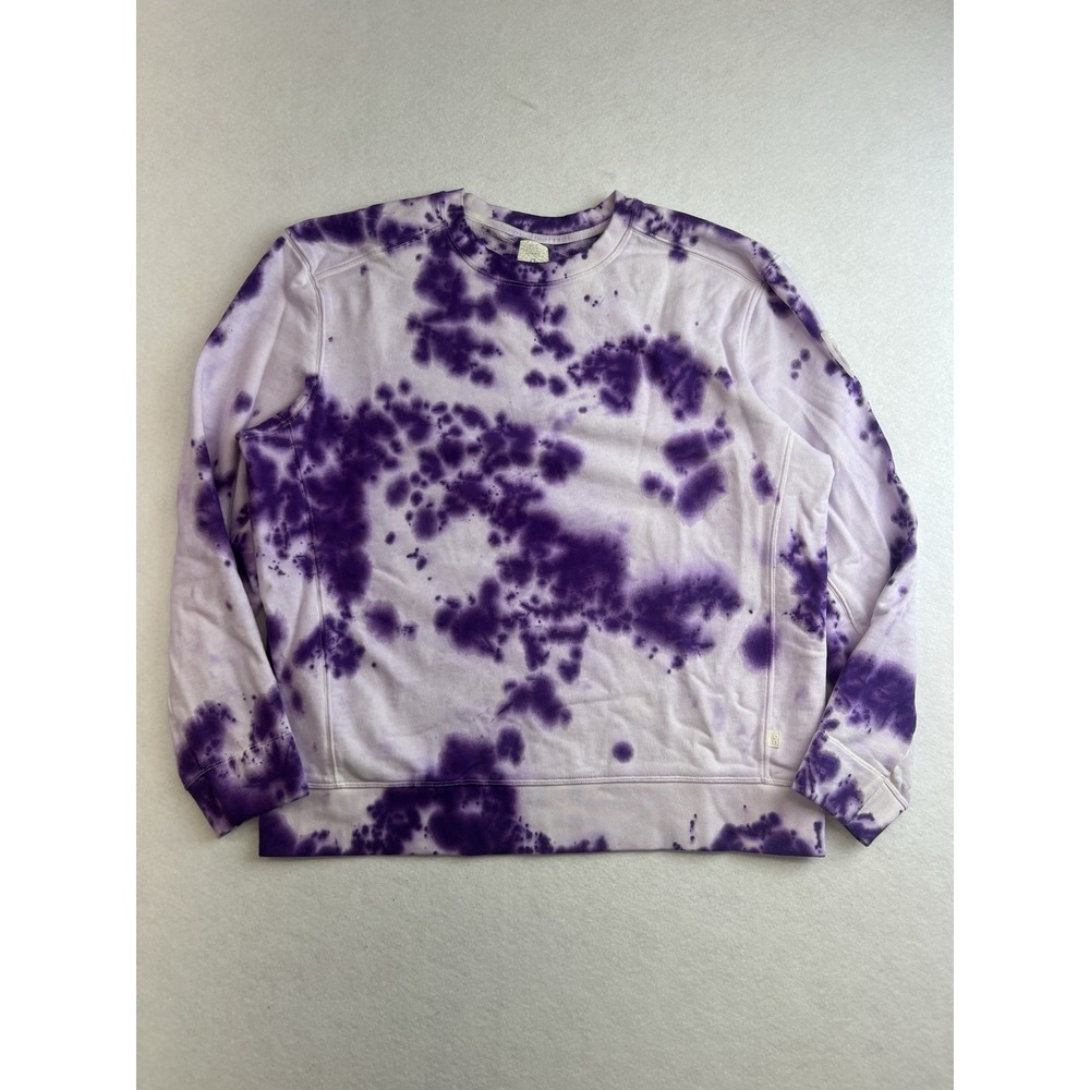 On Cloud Running‎ Men's XL Purple Tie Dye Crew Neck Pullover Sweatshirt Sweater